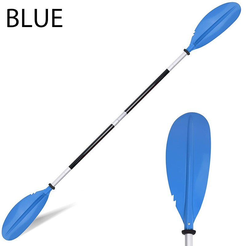 Professional Kayak Paddle Asymmetrical Floating Oar Aluminium Paddle 220cm Blue