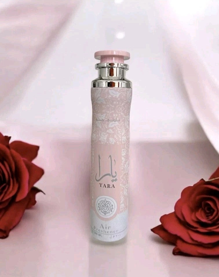 Yara Air Freshener by Lattafa 300ml – Long Lasting Fragrance Spray 100% Original