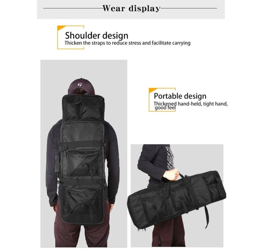 Tactical Outdoor Hunting Shooting Padded Carry Case Air Rifle Gun Slip Bag UK