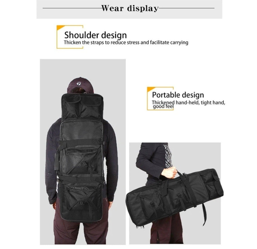 Tactical Outdoor Hunting Shooting Padded Carry Case Air Rifle Gun Slip Bag UK