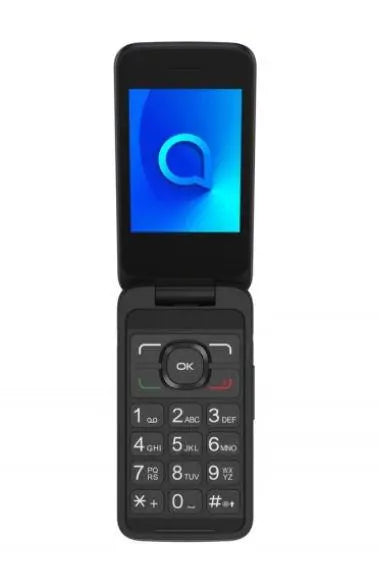 Alcatel 3025X Mobile Phone Unlocked LARGE BUTTON Flip Fold Grey New