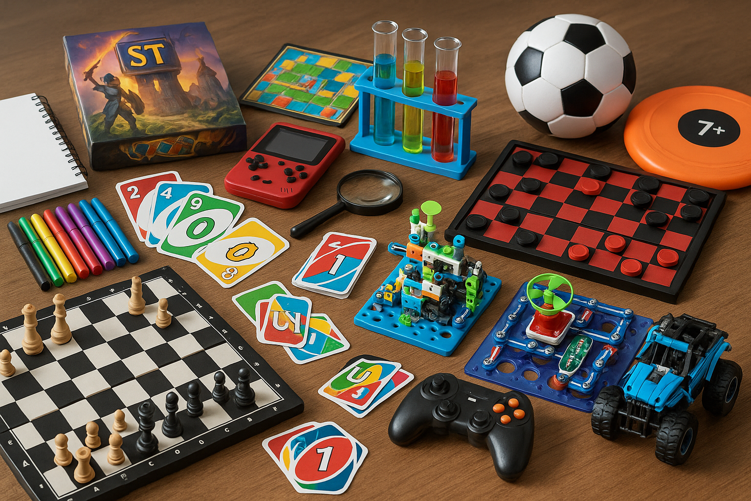 Create for age range 7 plus and games 