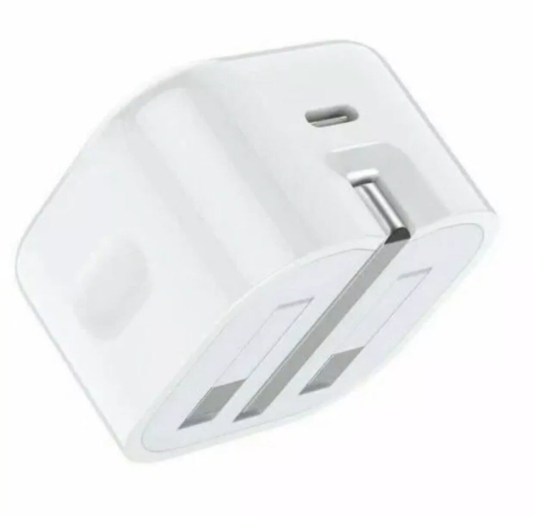 20w Super Fast Charging Plug Adapter Type-C For Apple, Samsung, Huawei