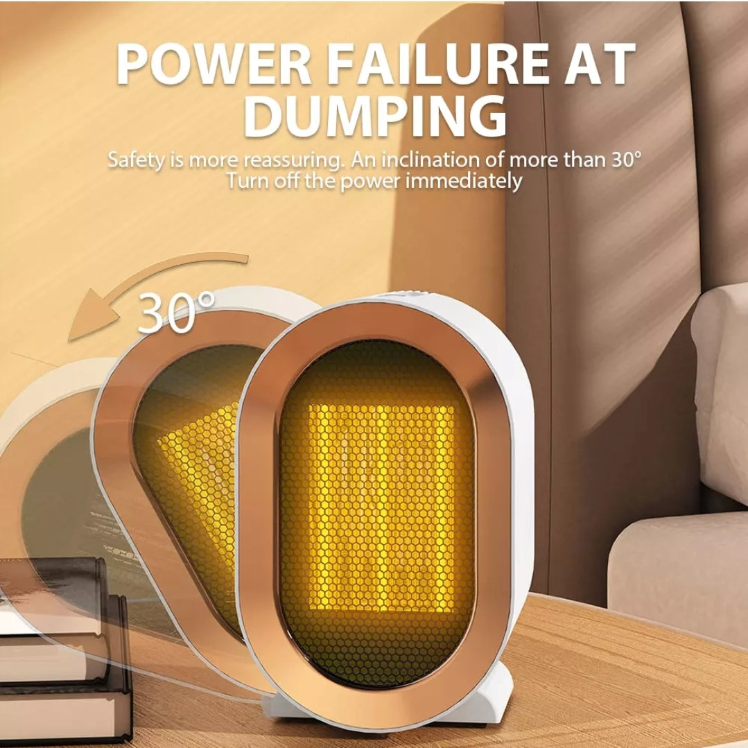 1200W Mini Electric Ceramic Space Heater Portable Heater Warm Fan Home Office Uk