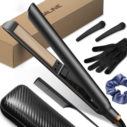 Professional 2-in-1 Flat Hair Straightener and Curler for All Women Hairstyle