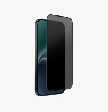 Privacy glass screen protector for Apple iPhone 16, 15, 14,