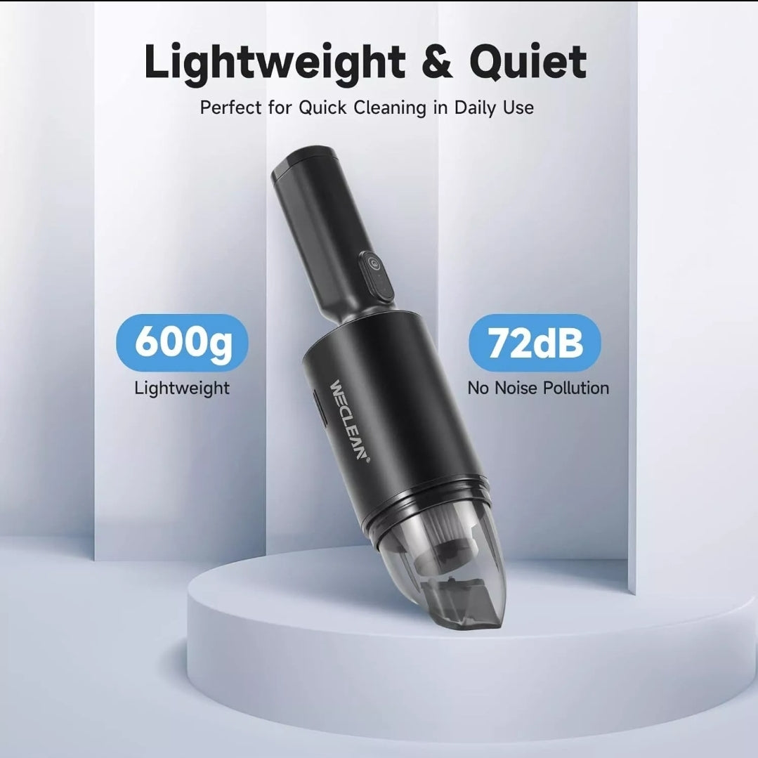 WECLEAN Cordless Handheld Vacuum Cleaner Mini Hoover for Cleaning Car Vacuum