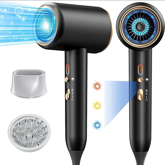 Professional High-Power Hair Dryer – Multiple Heat Settings, Cool Shot, Fast Dry