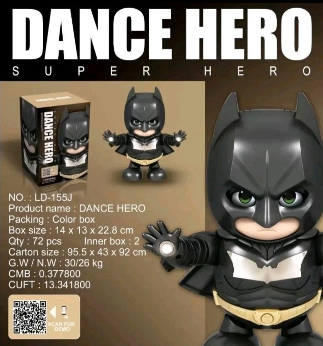 Action Figure Batman  Dancing Robots With Light & Music BRAND NEW