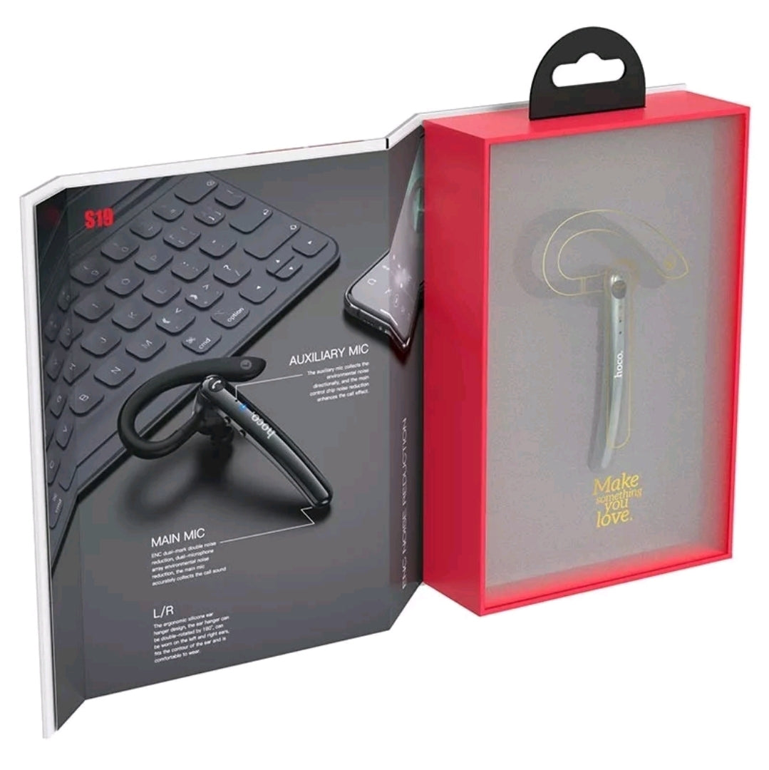 Business Wireless Bluetooth headset Hoco “S19 Heartful” ENC noise cancelling