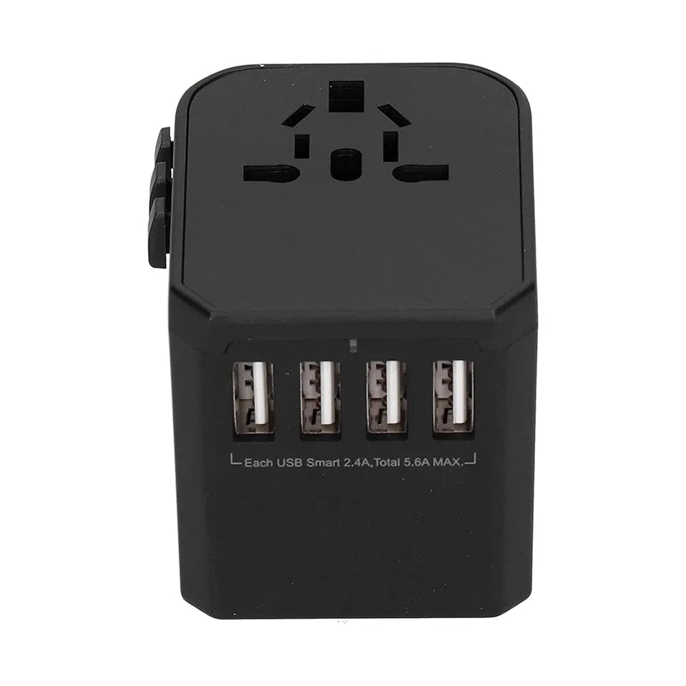 Worldwide Travel Plug adapter with 5 USB Ports - Universal International adapter