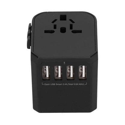 Worldwide Travel Plug adapter with 5 USB Ports - Universal International adapter