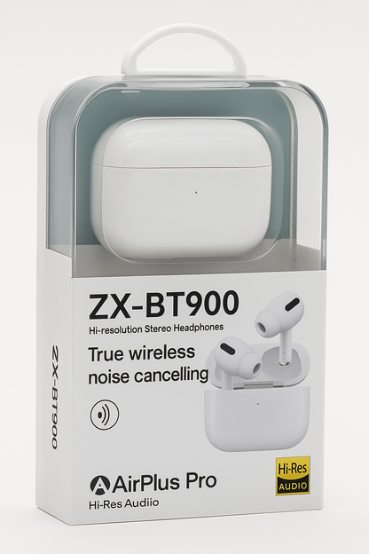 ZX-BT900 Wireless Bluetooth Earbuds 5h Play + Charging Case – 280mAh, 10m Range