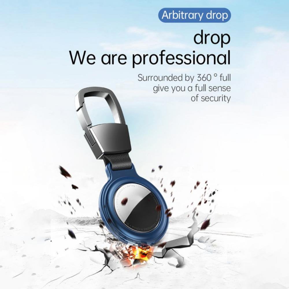 Apple AirTag Holder keychain Magnetic Metal Keyring Carry Case For Air Tag