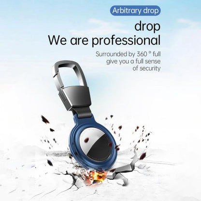 Apple AirTag Holder keychain Magnetic Metal Keyring Carry Case For Air Tag