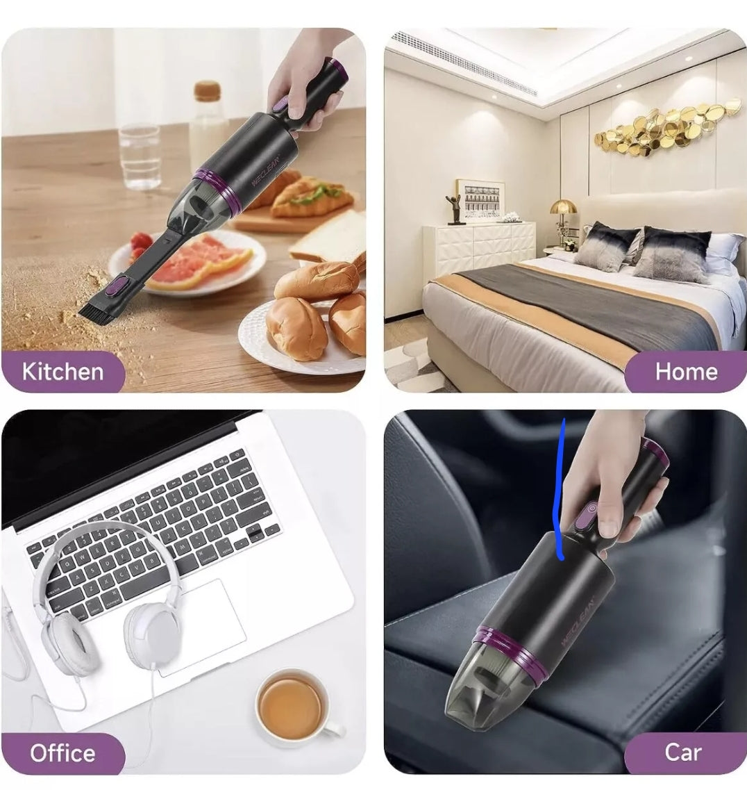 WECLEAN Cordless Handheld Vacuum Cleaner Mini Hoover for Cleaning Car Vacuum