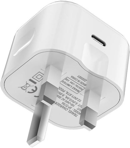 20w Super Fast Charging Plug Adapter Type-C For Apple, Samsung, Huawei