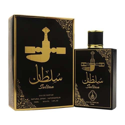 Sultan Black Eau De Parfum 100ml by Mahabub | Long Lasting Arabic Fragrance for Men