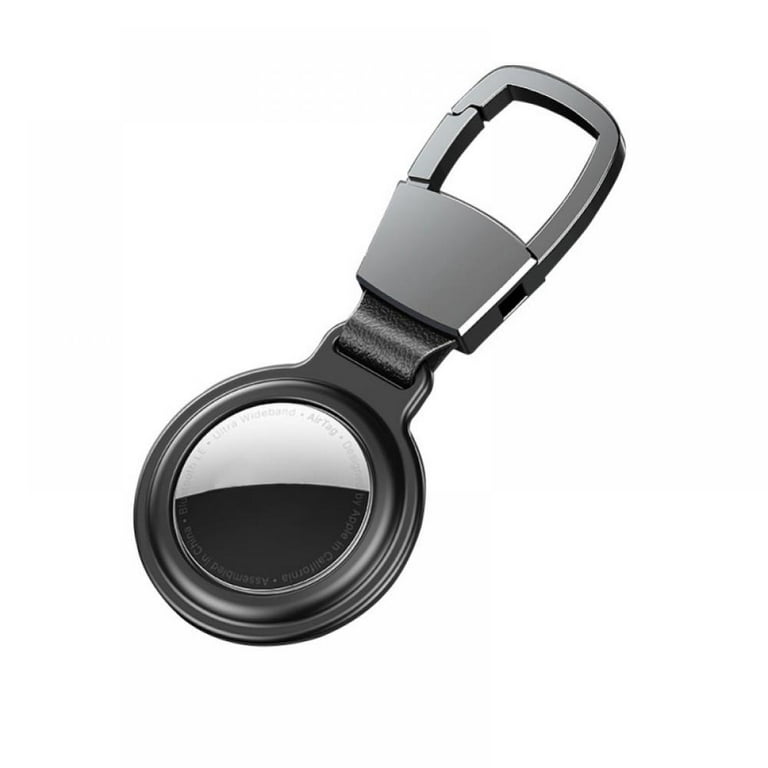 Apple AirTag Holder keychain Magnetic Metal Keyring Carry Case For Air Tag