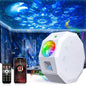 2 In 1 Galaxy Star Night LED Starry Sky Projector Light With Bluetooth Speaker