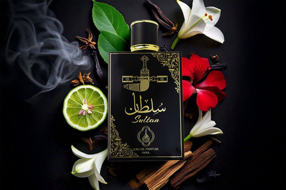 Sultan Black Eau De Parfum 100ml by Mahabub | Long Lasting Arabic Fragrance for Men