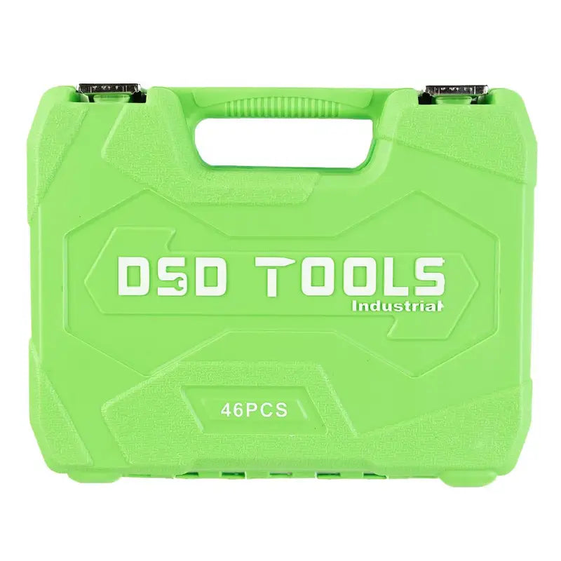 DSD TOOLS 46pc 1/4" Drive Metric Socket & Bit Set DS1036 Ratchet Wrench Screwdriver kit