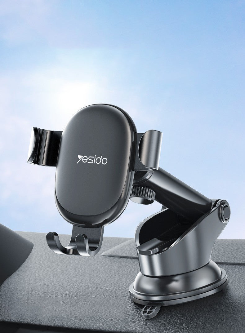 Car Phone Holder Yesido C120, 360 Rotatable Suction Cup Dashboard And Windshield