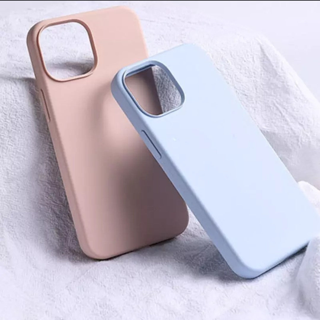 Case Silicone Shockproof For Apple iPhone 12 Mini Back Cover Case, Rose Pink 