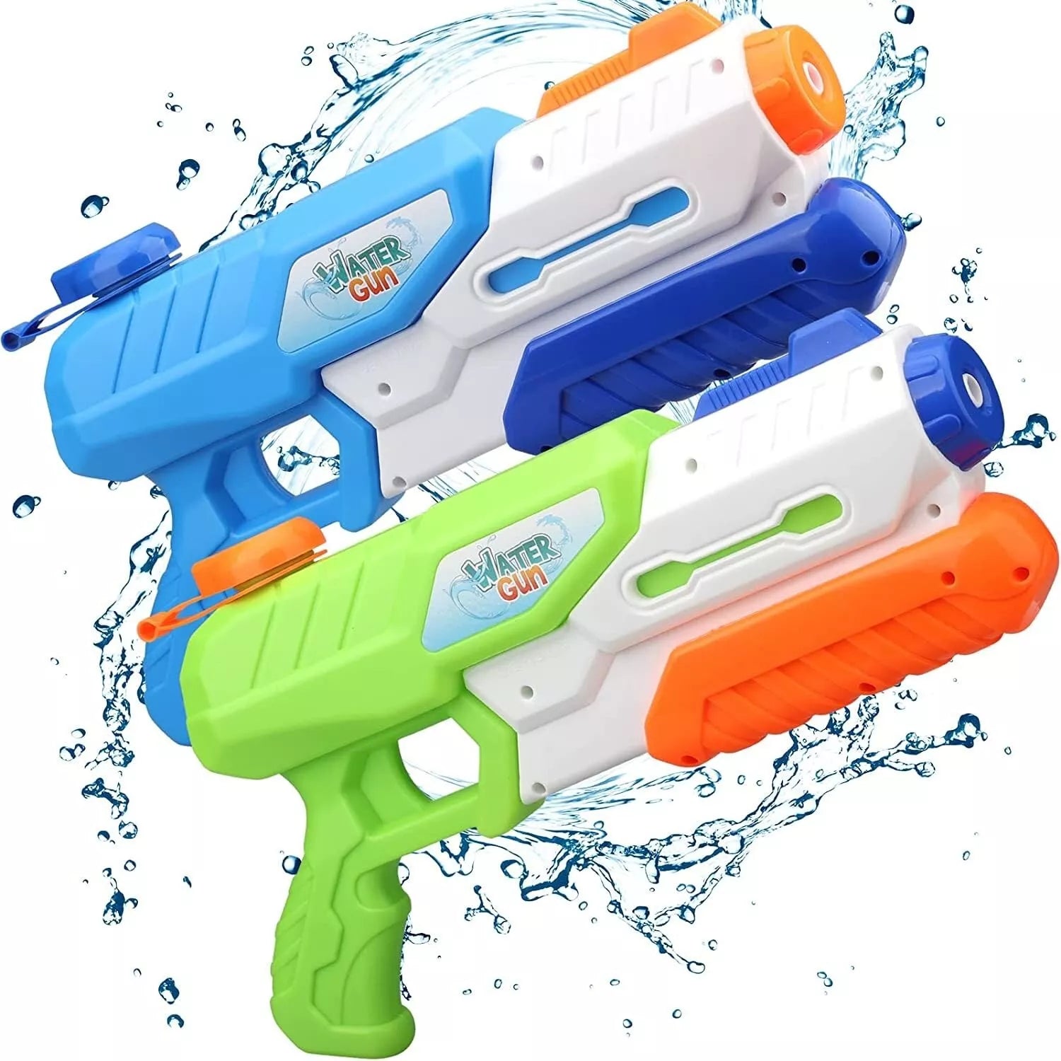 Water Blaster Guns 950ML Soaker Blaster Toy – Powerful Water Shooter Guns.2 Pack