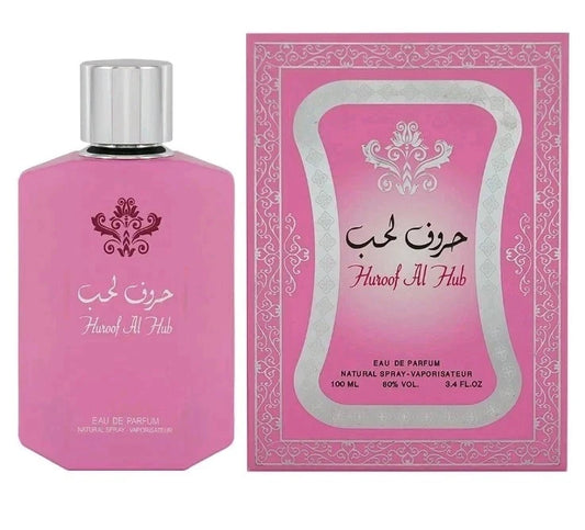 Huroof Al Hub Flora Eau De Perfum 100ml for Women | Floral Sweet Long Lasting