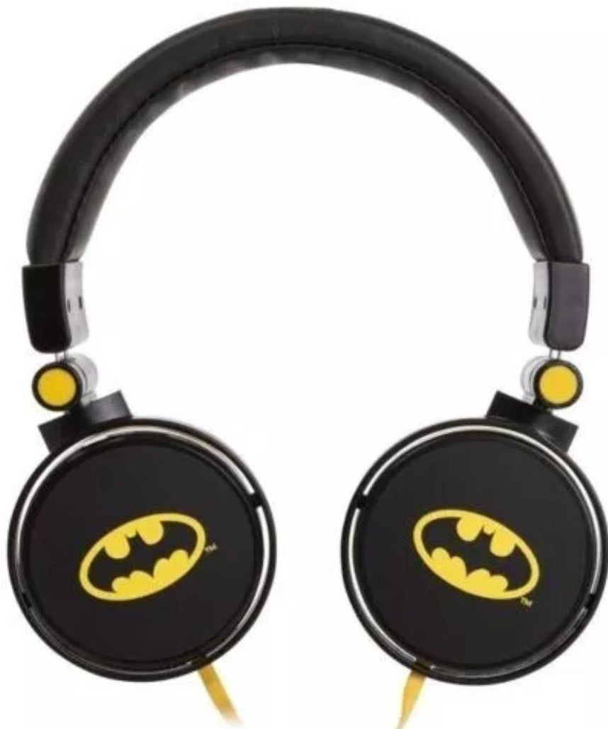 Kids Wired Headphones, Earphones Adjustable,Superhero Dc Batman For Boys & Girls