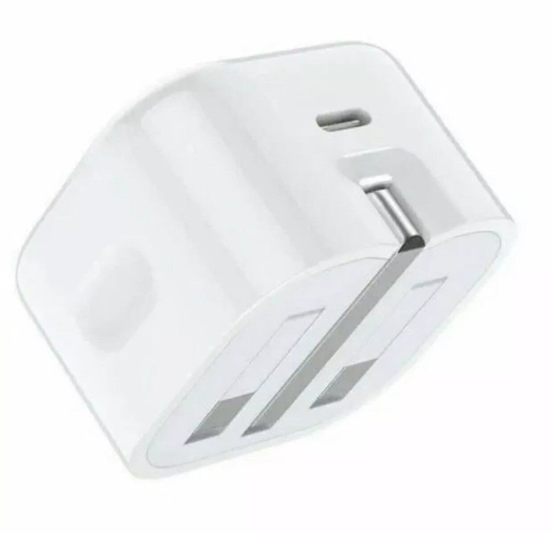 Apple iPhone Fast Charging Plug 35W USB Type-C Plug For iPhone 15 Pro,16 Pro Max
