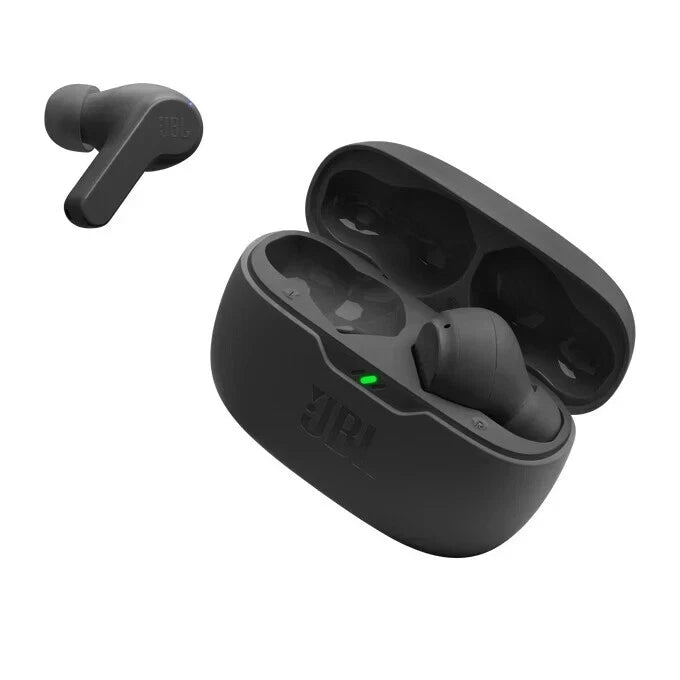 Brand New Genuine JBL Tune Beam, Pure Bass, (Black) - Wireless Bluetooth Earbuds