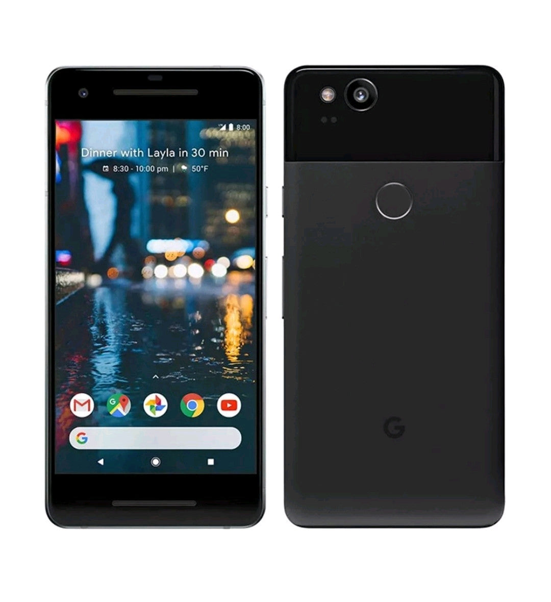 Brand NEW Seald Google Pixel 2 128GB Unlocked Black  Android Mobile 4G/LTE