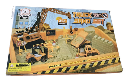 Trucks Set for Kids Boys Toys For 3 And Above kids, Constructions Set+1kg Sand