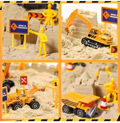 Trucks Set for Kids Boys Toys For 3 And Above kids, Constructions Set+1kg Sand