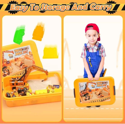 Trucks Set for Kids Boys Toys For 3 And Above kids, Constructions Set+1kg Sand