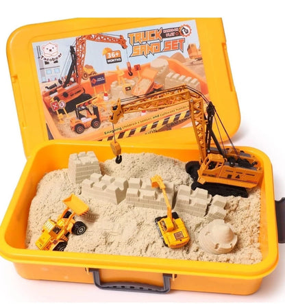 Trucks Set for Kids Boys Toys For 3 And Above kids, Constructions Set+1kg Sand