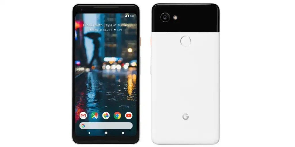 New Google Pixel 2 XL 128GB White 6" inch, Unlocked Android 4G/LTE Smartphone