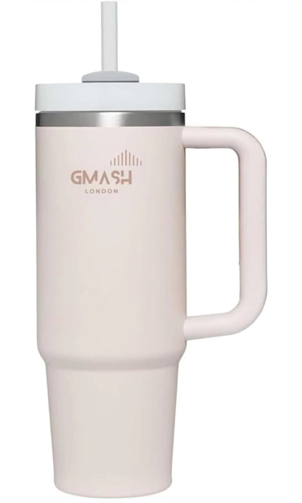 GMASH London Leak-Proof Travel Mug – 40oz Double Wall Tumbler with Handle & Stra