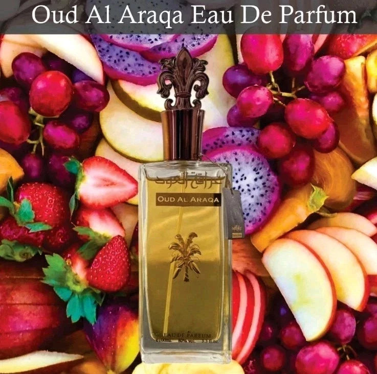 Oud Al Araqa Eau De Parfum 100ml by Manasik | Unisex Long Lasting Arabic Oud