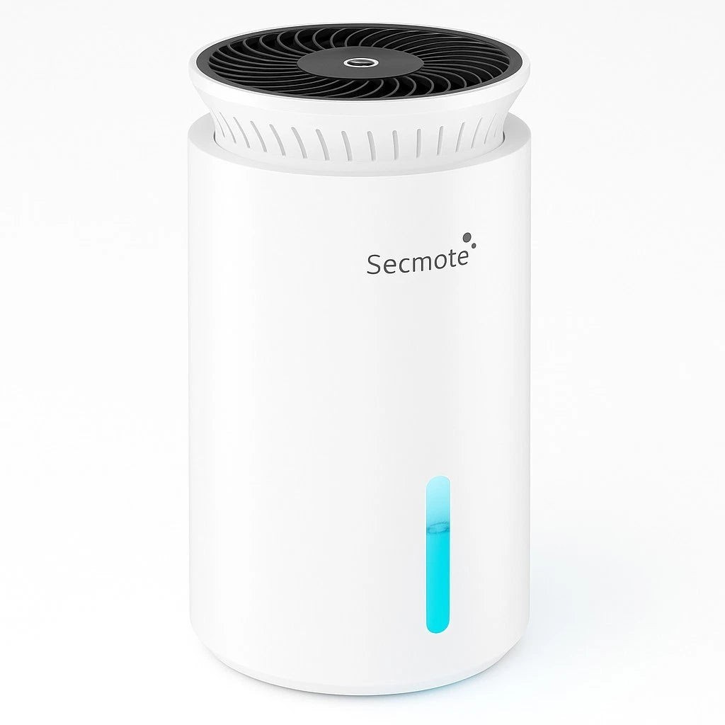Secmote Dehumidifiers for Home, 800 Sq.ft Quiet Dehumidifier, 1850ML Portable Sm