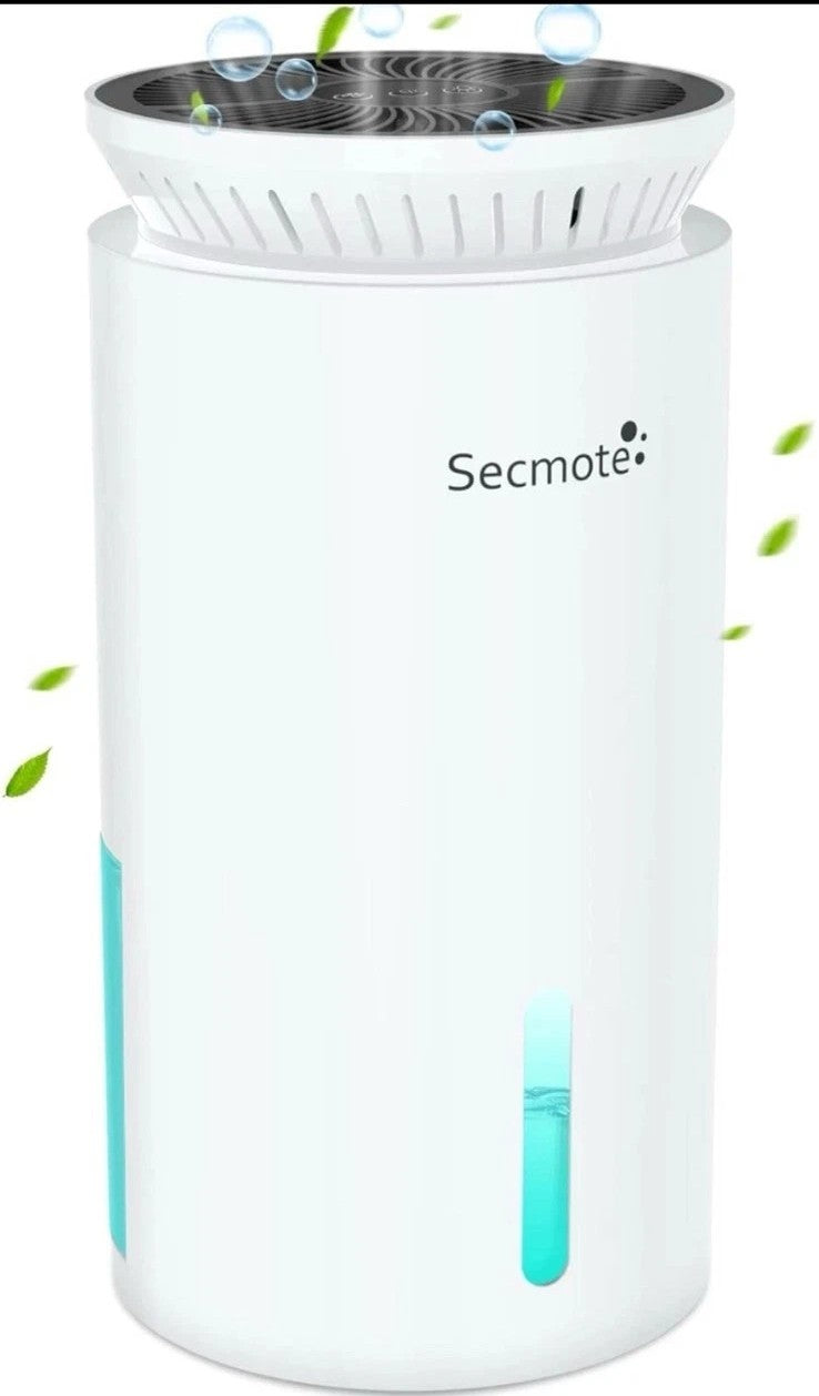 Secmote Dehumidifiers for Home, 800 Sq.ft Quiet Dehumidifier, 1850ML Portable Sm