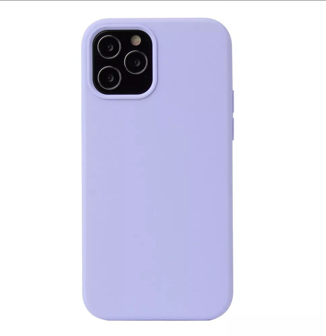 Case Silicone Shockproof For Apple iPhone 12 Mini Back Cover Case, Purple 
