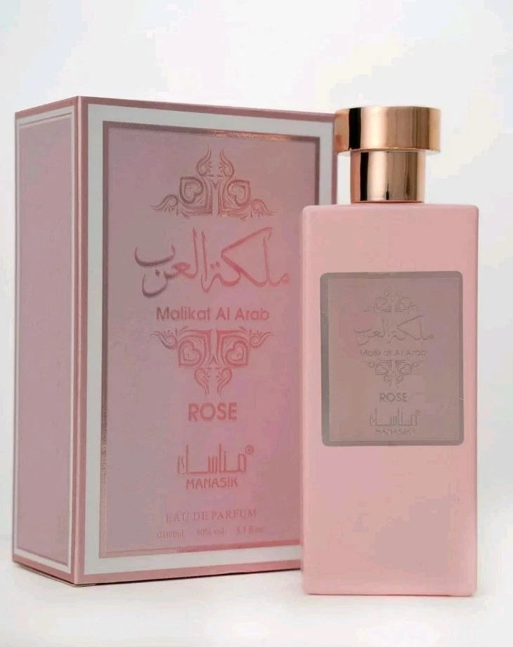 Malikat Al Arab Rose Eau De Parfum 100ml Elegant Floral Perfume for Women scent