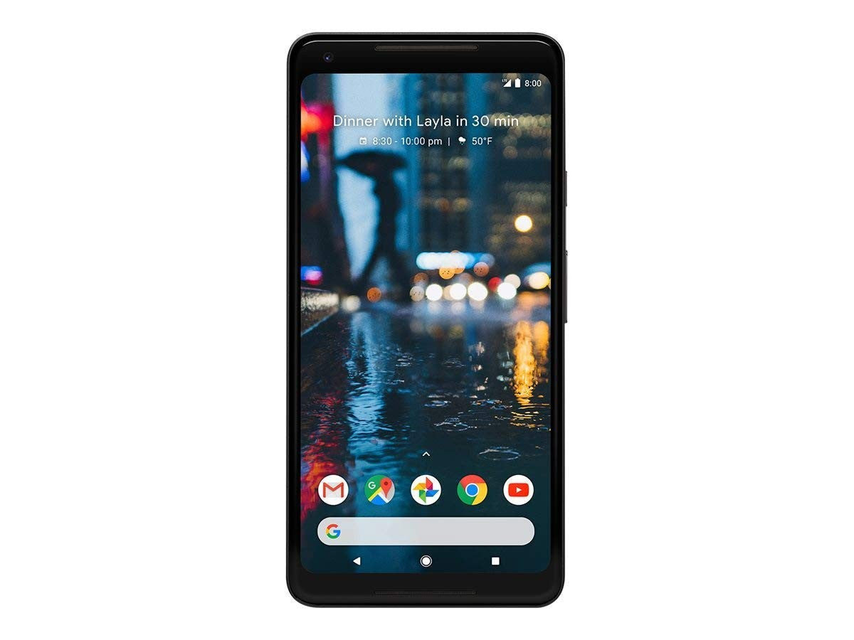 New Google Pixel 2 XL 128GB White 6" inch, Unlocked Android 4G/LTE Smartphone