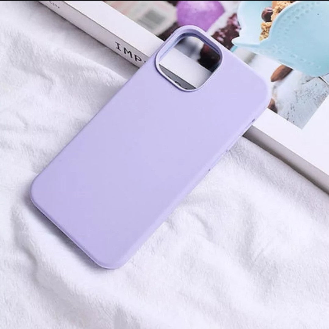 Case Silicone Shockproof For Apple iPhone 12 Mini Back Cover Case, Purple 