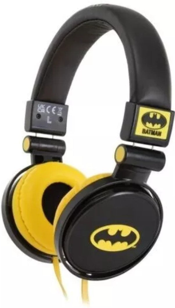 Kids Wired Headphones, Earphones Adjustable,Superhero Dc Batman For Boys & Girls