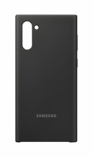 Samsung Official Genuine Silicone Case for Galaxy Note 10, Silicone Cover, Black